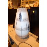 Tall German ceramic vase