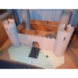 Hand made wooden castle