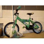 Spike Triceratops childs bike with stabilisers