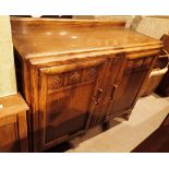 Oak sideboard with two inner drawers 120 x 50 x 96 cm