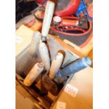 Mixed box of trowels and clippers