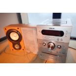 Sony Micro HiFi system with pair of speakers CONDITION REPORT: All electrical items