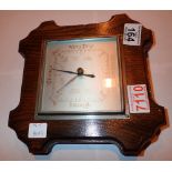 Oak cased vintage barometer