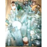 Large quantity of antique and vintage bottles