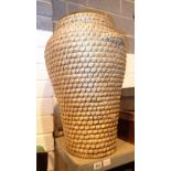 Ali Baba type woven laundry basket