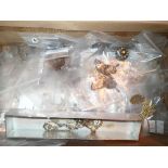 Box of mixed costume jewellery