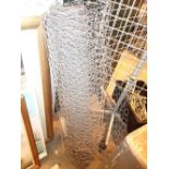 Roll of galvanised chicken wire