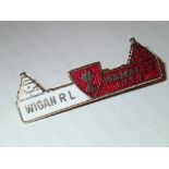 Wigan Rugby League Wembley enamel badge