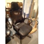 Office swivel chair in black