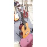 Valencia model CG160 classical guitar with soft case