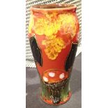 Anita Harris vase in the Toadstools pattern H: 19 cm