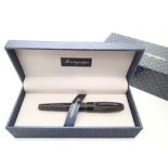 Montegrappa new in box Fortune crowned skull rollerball pen