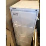 Four drawer steel filing cabinet