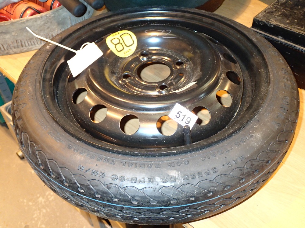 Nissan steel rim spare wheel T105/70 R14