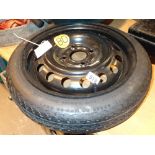 Nissan steel rim spare wheel T105/70 R14