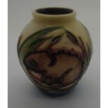 Mini Moorcroft vase H: 5.5 cm