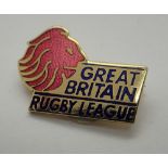 Great Britain Rugby League pin badge