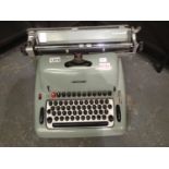 Heavy Olivetti Lexicon 80E typewriter 1955