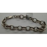 Hallmarked silver bracelet