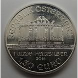 Austrian Philharmonic 999 silver 1.5 Euro coin