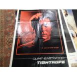 One sheet American film poster Tightrope 1984 70 x 100 cm Condition Report: Some pinholes and some