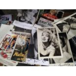 Twenty film postcards, some signed including Barbara Windsor