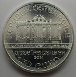 Austrian Philharmonic 999 silver 1.5 Euro coin