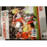 Signed Liverpool FC VSC Braga programme, signed by Kenny Dagleish and Suarez