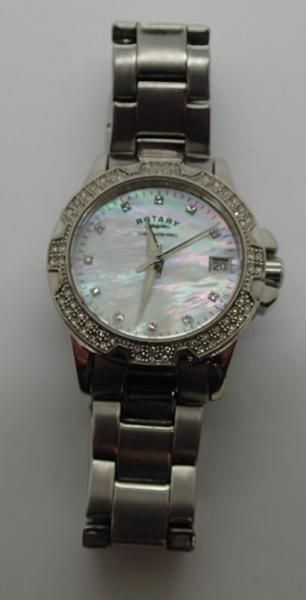 Fancy Rotary wristwatch with mother of pearl dial (not working)