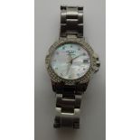 Fancy Rotary wristwatch with mother of pearl dial (not working)