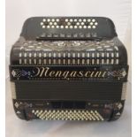 Mengascini Super M Watkins accordion in a fitted case