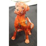 Anita Harris standing Boxer dog H: 12 cm