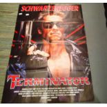 One sheet film poster Terminator in good condition with no tears