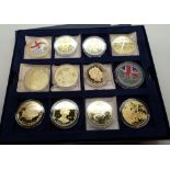 Box of twelve British Commonwealth crowns