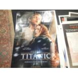 One sheet American film poster Titanic 1997 in 3D 70 x 100 cm
