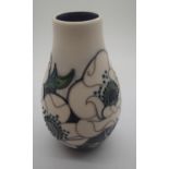 Moorcroft vase in the Snow Song pattern H: 12 cm