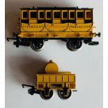 Triang OO Gauge Stephensons Rocket 4 Wheel Coach & Loco Tender All Unboxed