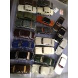 Selection of twenty diecast cars including Vanguards etc