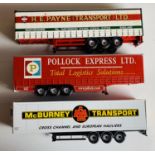 3x Corgi 1:50 HGV Trailers - All Unboxed