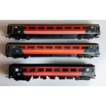 3x OO Gauge Hornby / Lima Virgin Livery Passenger Coaches - All Unboxed