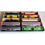 10x HO Scale US Assorted Freight Wagons - Fitted with Kaydee Couplings