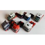 7x Corgi 1:50 HGV Trucks - Unboxed