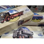 Three boxed Corgi Classics lorries Guinness Foden tanker ERF etc