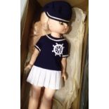 Boxed Sailor doll with blonde hair by Fullar