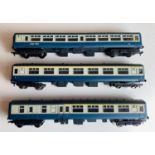 3x Lima OO Gauge Intercity Blue/Grey Livery Coaches Unboxed