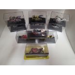 10x Deagostini 1/24 Scale Motorcycle Models - most boxed in Plastic Display Boxes