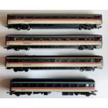 3x Hornby OO Gauge Intercity 225 Coach & 1x Lima Intercity Coach - All Unboxed