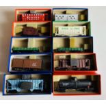 10x HO Scale US Assorted Freight Wagons - Fitted with Kaydee Couplings