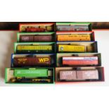 10x HO Scale US Assorted Freight Wagons - Fitted with Kaydee Couplings