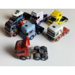 7x Corgi 1:50 HGV Trucks - Unboxed